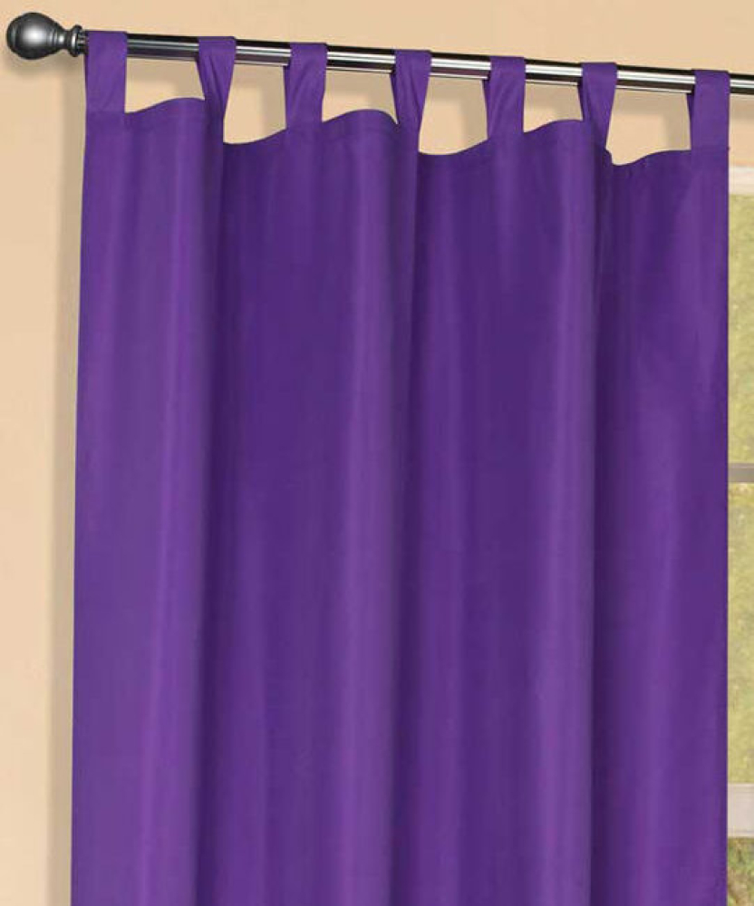- Schlaufenschal mit 🟣 aus Vorhänge Schlaufen Microsatin lila